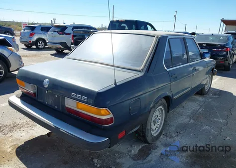 1984 BMW 528 E from USA, damaged, VIN WBADK7301E9202300